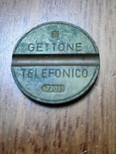 GETTONE TELEFONICO con NUMERO di SERIE 7701 (1) RARO