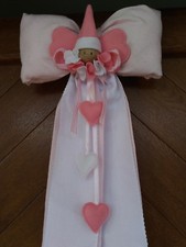 Fiocco nascita coccarda rosa