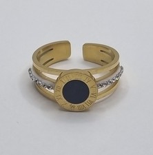 ANELLO A FASCIA con onice e