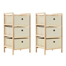 Legno cedro armadietti - 2x,