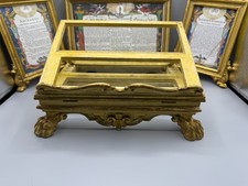 Set di Carteglorie  intagliate e dorate del XVIII secolo con leggio in pendant