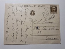 Intero postale 1936 Regno d’Italia 30c Vittorio Emanuele III Arezzo-Torino