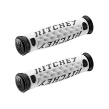 Manopole bici Ritchey TrueGrip VI bianche rubber bike handlebar