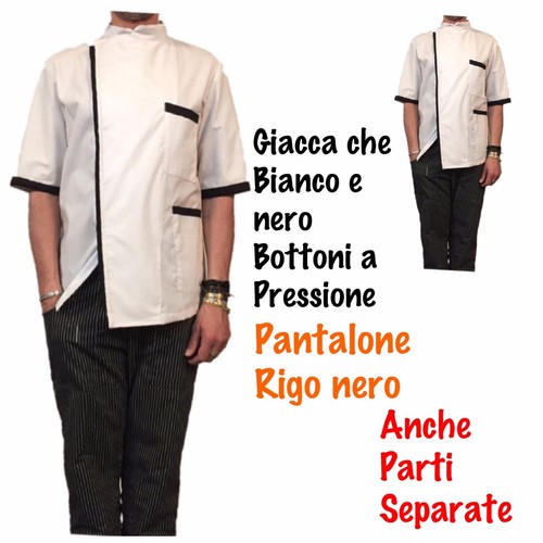 Giacca cuoco chef bianco - chef,