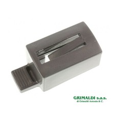 TASTO IN PLASTICA GRIGIO FERMO