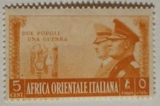 FRANCOBOLLO AFRICA ORIENTALE