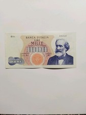 banconota mille lire 1000 lire giuseppe verdi Prima Tipo BB