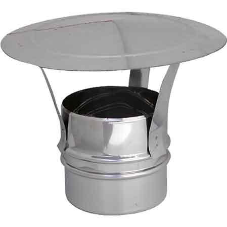Fumaiolo inox tondo cappello - a,