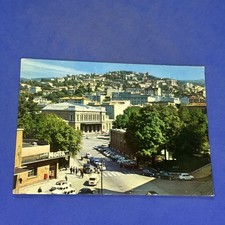 TRIESTE PIAZZALE LIBERTA' E STAZIONE CENTRALE A COLORI CARTOLINA VISTA