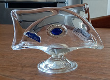 Porta tovaglioli in cristallo con inserto in Argento 925