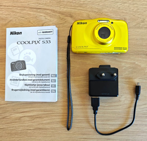 Nikon coolpix s33 giallo 2 - coolpix,