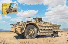 MODELLINO VEICOLO MILITARE STATICO ITALERI AS42 SAHARIANA KIT SCALA 1:72