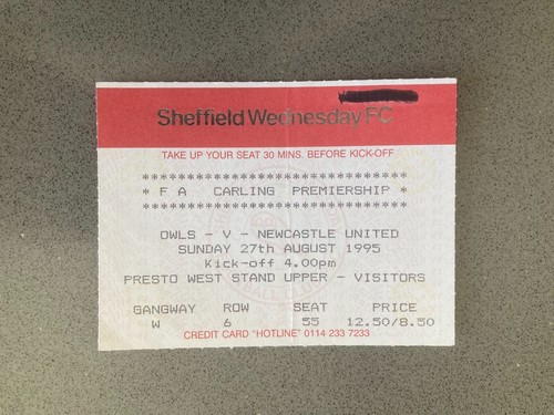 Biglietto partita sheffield - biglietto,