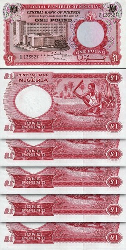 Nigeria sterlina 1967 unc - nigeria,