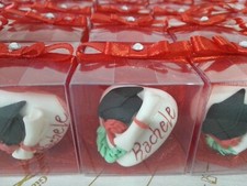 CONFETTI DECORATI CUORE 4 CM CONFEZIONATI BOMBONIERA LAUREA ORIGINAL DOTTORE TOP