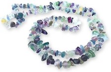 Collana chips pietre naturali vere da 84 cm circa