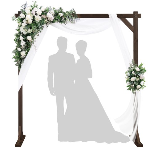 2ft wood garden arch - wood,
