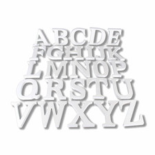 Lettere in Legno Bianco
