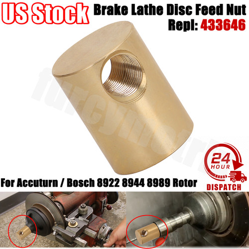 Brake lathe disc feed nut - disc, for