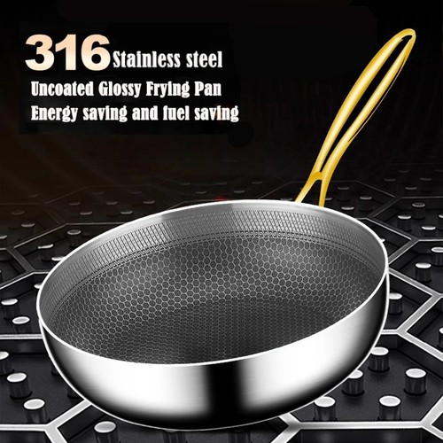 Padella acciaio inox 316 wok