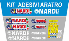 KIT ADESIVI DECALCOMANIA ARATRO NARDI CON AVVERTENZE E SIMBOLI