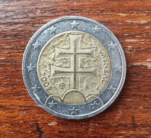 Moneta due euro slovensko - da,
