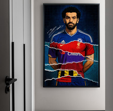 Quadro arte Mohamed Salah