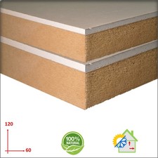 Cappotto Interno Isolante termico acustico Fibrotherm 40 mm.+ Cartongesso 10 mm