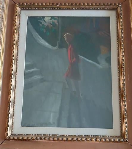 Eliano fantuzzi olio tela - fantuzzi., su