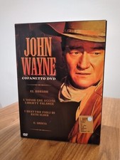 JOHN WAYNE COFANETTO WESTERN IN 4 DVD DA COLLEZIONE