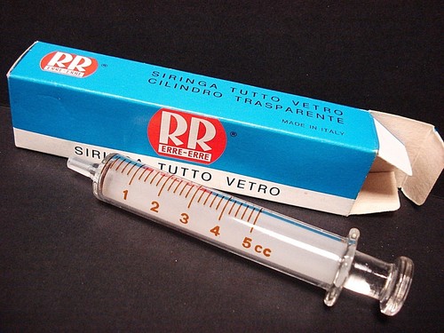 All glass syringe clear - all,