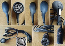 RARO MICROFONO GELOSO ANNI 50 CON CLIP  E JACK TRIPOLARE FEMMINA IN AL.