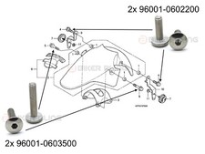 4x Honda CBR125R 2004-2006