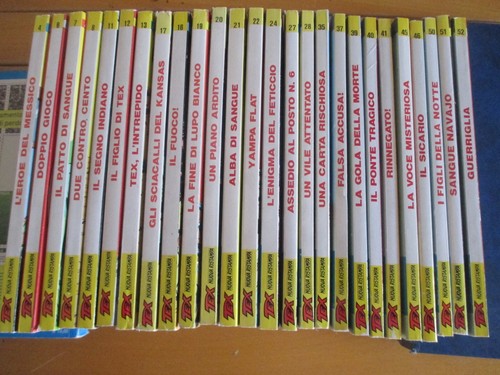 Italia lotto volumi tex - 26,