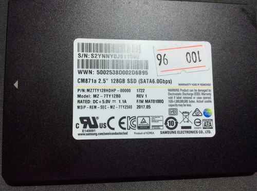 Samsung cm871a 128gb sata - cm871a, 2.5"