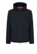 SUNS-AURELIO VELOUR UOMO CORTO GBS53038U PELLICCIA INTERNA RASATA DARK BLUE