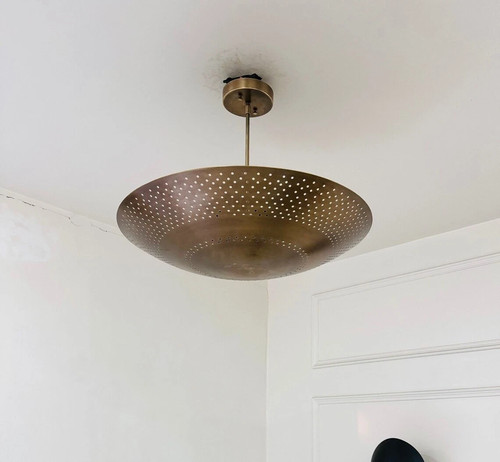 Lampadario sputnik ottone - sputnik, in