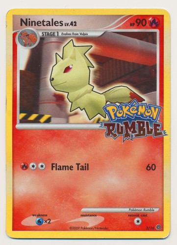 Pokemon rumble promo ninetales - pokemon,
