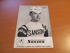 Ciclismo/Cyclisme Cartolina SILVIO BONI sq. SANSON Gelati originale