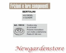 Frizione monodisco piatto 180