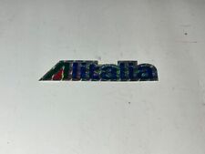 ADESIVO STICKER AUTOCOLLANT ALITALIA LUCCICANTE ANNI 80