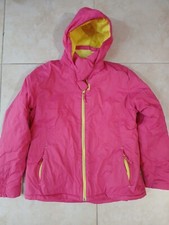 lotto 2326 piumino bambina K-way rosa giallo 12/13 anni