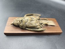 Bronzo antico uccello in