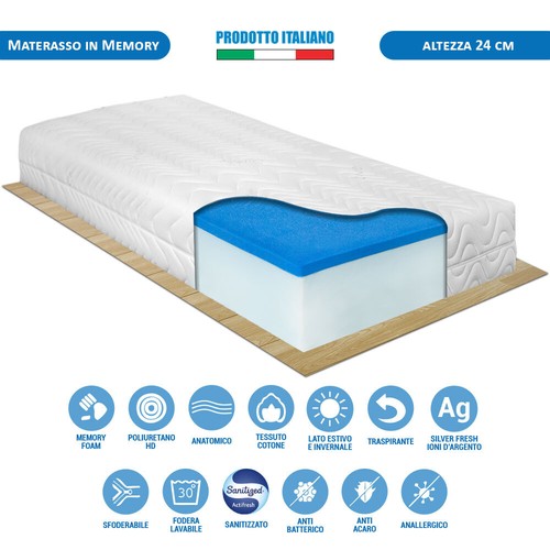 Materasso memory singolo - in,