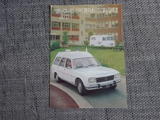 Peugeot 504 J7 depliant