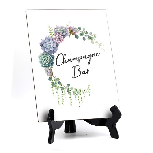 Insegna tavolo champagne - da,
