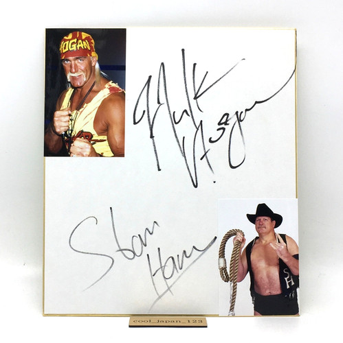 Autografo firmato hulk hogan - firmato, &