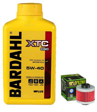 KIT TAGLIANDO BARDAHL XTC SCOOTER 5W40 FILTRO OLIO APRILIA LEONARDO  125 150
