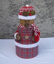 Confezione cesto regalo BENNY L'ORSETTO Le Cadeau_H 44 cm_idea regalo