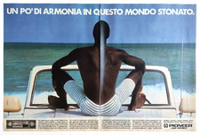 Pubblicita' Pioneer Car Stereo Autoradio Vintage Advertising Werbung 1983 (R5)